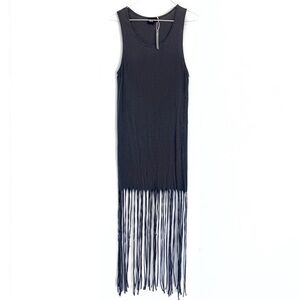 ASOS 90’s Acid Wash Fringe Tank Dress